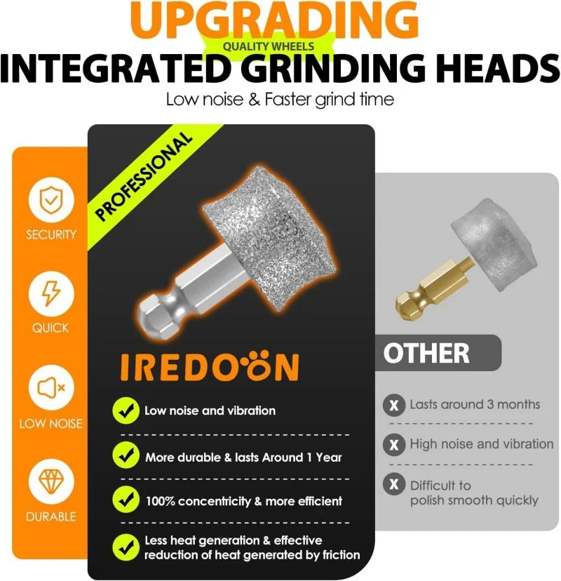 Dog Nail Grinder Head Wheel Replacement Trimmer Electric Clipper Pet Paws Grooming Pet Nail Grinder Head Accessories Tools