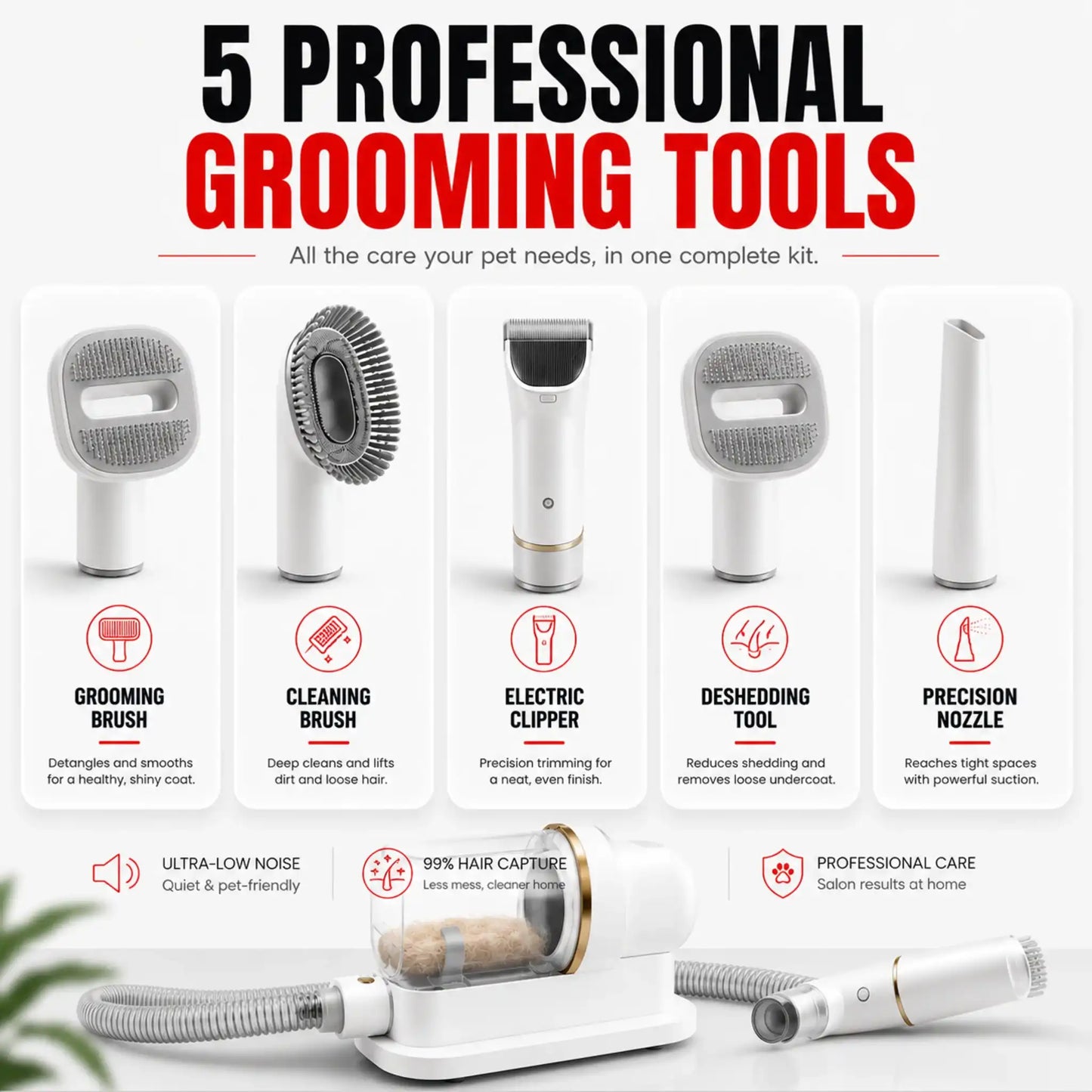 9-in-1 Pet Grooming Kit