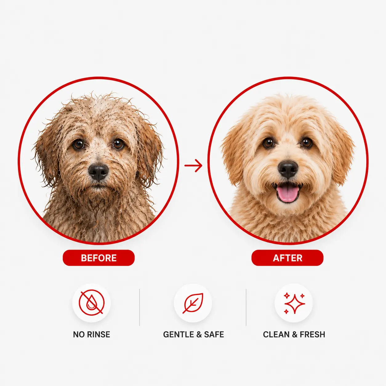 QuickClean™ Pet Bath Gloves