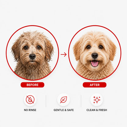 QuickClean™ Pet Bath Gloves