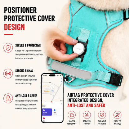 Dog Harness With AirTag Holder