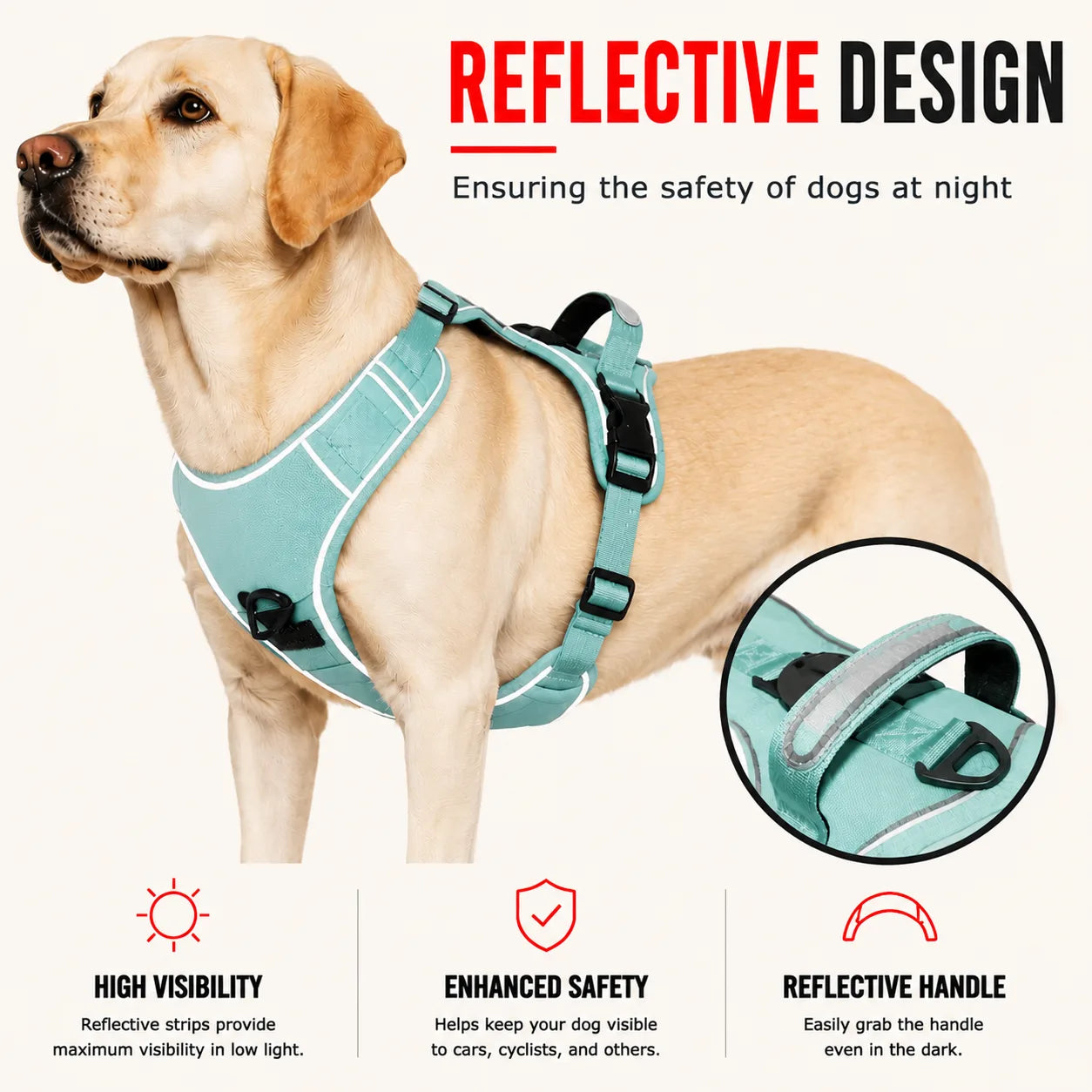 Dog Harness With AirTag Holder