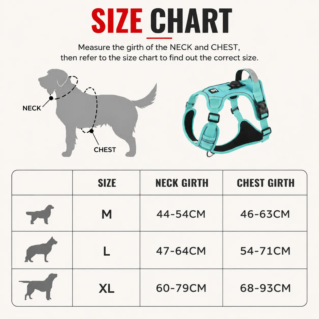 Dog Harness With AirTag Holder