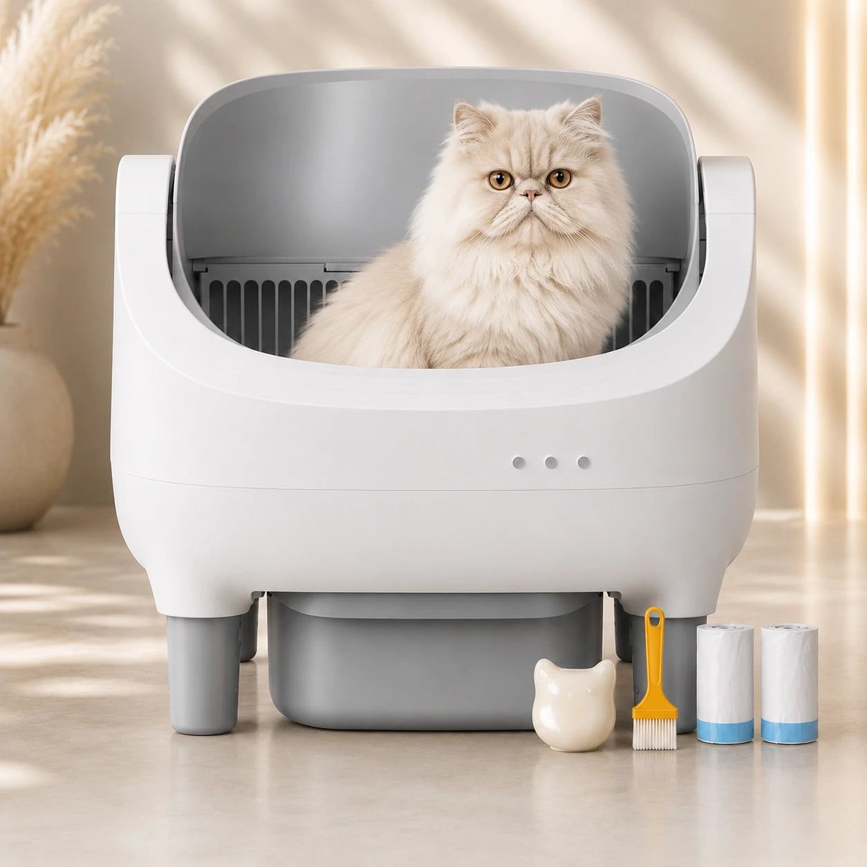 Self-Cleaning Litter Box With App Control